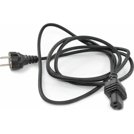 Câble secteur 230V pour alimentation transformateur Dolphin - Fils électriques 2 broches compatibles modèle 5898411 - Cordon de branchement pour chargeur
