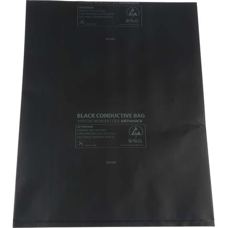 Sachet antistatique RS PRO 203mm x 254mm, Fermeture par thermo-soudage ( Prix pour Sachet de 10 )