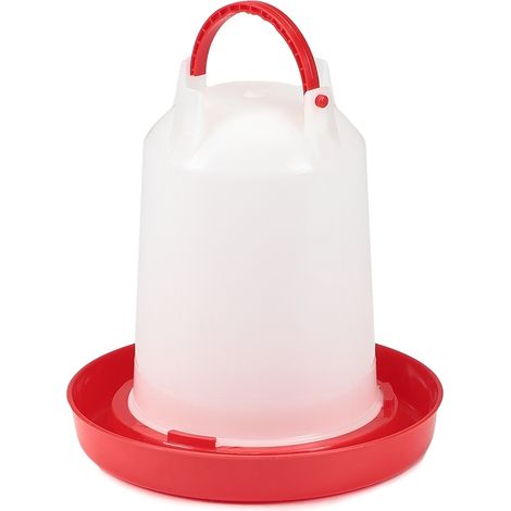 mangeoire automatique volaille plastique abreuvoir inversé poule abreuvoir distributeur d'eau mangeoire à oiseaux - Abreuvoir pour volaille - 1,5 litres (1/4)