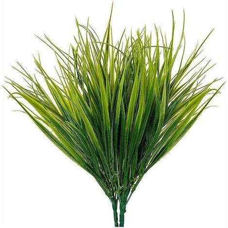 SABIR Plantes Artificielles en Plastique (Lot de 6) - Plante Artificielle Interieur/Extérieur Réaliste pour Maison, Bureau, Jardin et Cuisine - Fausse Plante pour Mariage, Table et Véranda (1/5)