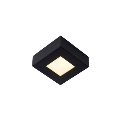 Lucide 28117/11/30 - Plafoniera in alluminio, 8 W, colore: Nero