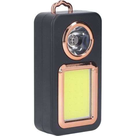 Wiederaufladbare COB-Arbeitsleuchte per USB, tragbare Solar-Campingleuchte mit multifunktionaler goldener LED für den Außenbereich (1/5)