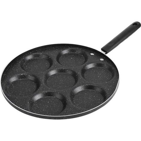 Antihaft-Bratpfanne mit 7 Löchern für Spiegeleier, Küchenutensil (1/4)