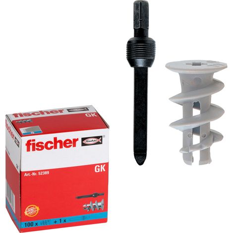 Fischer Gipskartondübel GK S 22 mm - 50 Stück Dübel