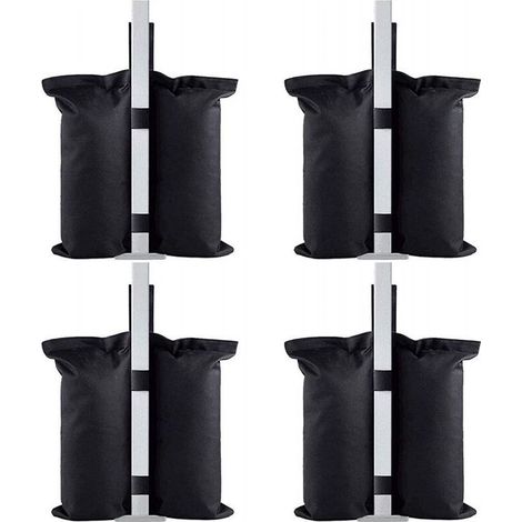 Set mit 4 Pavillongewichten, Ballastsäcke in Industriequalität, wasserdichte Sandsäcke für alle Faltpavillons, Zelte, Markisen und Sonnenschirme (1/4)