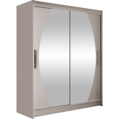 Armario Closico Camera VIII, Cachemira, 200x150x58cm, Puertas de armario: Correderas, Número de estantes: 5