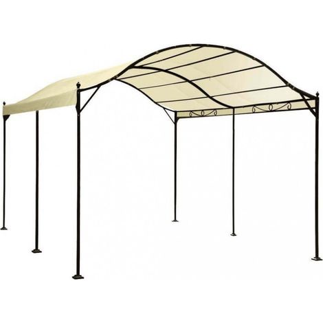 Gazebo Arco da Giardino 3x4 m in Acciaio Antracite (1/3)