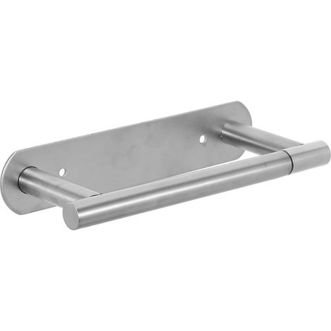 Porte-papier toilette SHINEOFI, design rotatif, acier inoxydable (1/5)