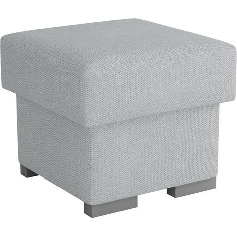 Reposapiés Ovos, Crown 17, 43x50x50cm, Diámetro: 0, Tapiz, Patas: Plástico, Madera, 0, Caja de almacenamiento