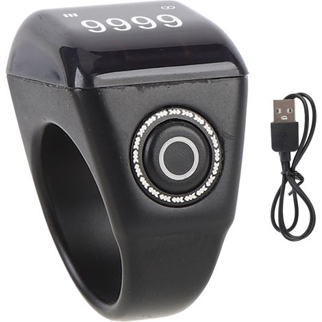 Compteur de doigts électronique intelligent IP67 étanche à la pluie, rechargeable, pour le sport, 18 mm / 0,71 pouce (1/5)