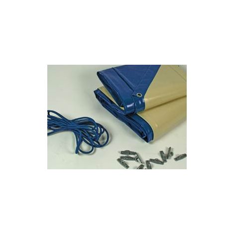 Seychelles Pool Winterplane - 280 gr/mÂ² - Blau