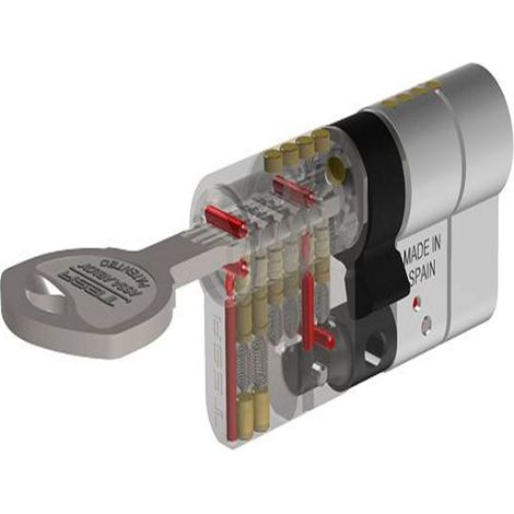 Cilindro seguridad TESA doble proteccion roturas T7553040L (1/3)