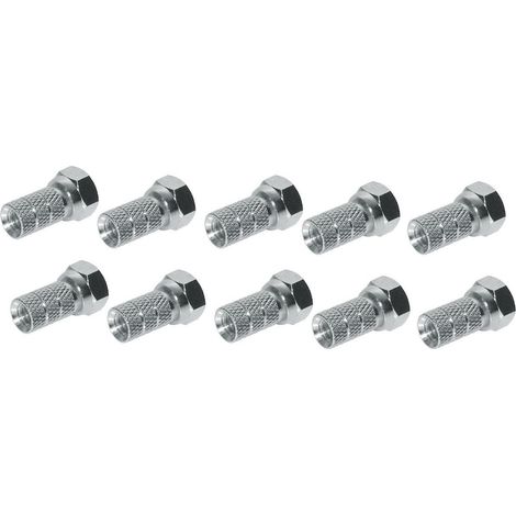 connettore coassiale shiverpeaks bs85004-10 tipo f 5.2 mm confezione 10
