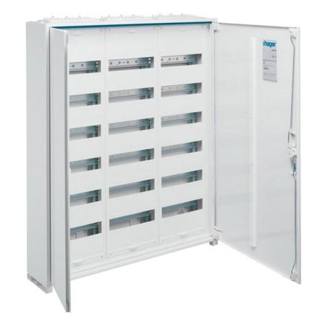 Hager FWB63S armario de distribución blanco 216 módulos