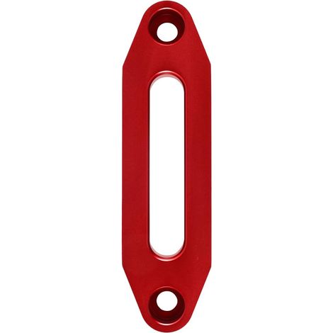 Guide-câble en Aluminium pour Câble De Treuil Synthétique, Rouge, 124 Mm (1/5)