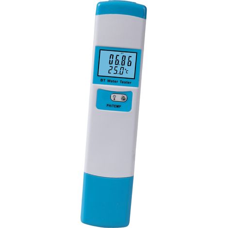 Testeur intelligent de qualité de l'eau BT : pH, température, testeur multifonctionnel pour l'aquaculture, l'eau potable, les aquariums et les piscines. (1/3)