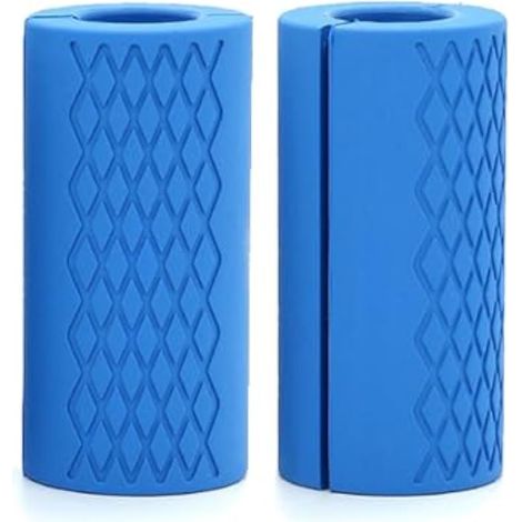 Lot de 2 poignées en silicone pour barre de musculation, poignées d'haltères, coussinets pour squats et haltères. (1/5)