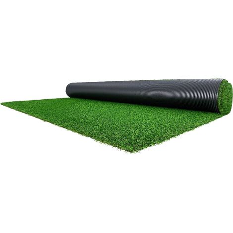 Set di piastrelle in erba artificiale Vevor, 18 pezzi, 305x305 mm, tappeto in erba sintetica autodrenante, perfetto per uso interno. (1/2)