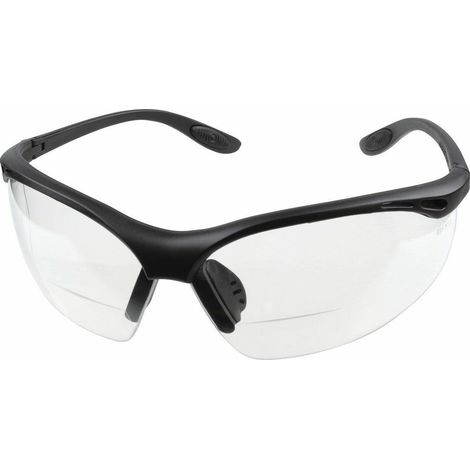 Wolfcraft Gafas de seguridad correctivas - 4941000 - Gafas de seguridad correctivas para protección contra riesgos mecánicos +1,5 dioptrías