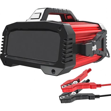 Cargador de batería inteligente de 12V/24V y 25A para coche con función de arranque para motocicletas, baterías de litio AGM y resistentes al agua. (1/5)