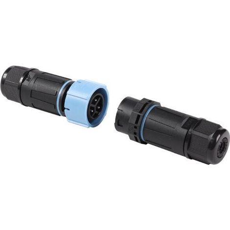 Connettore stagno ip68 3 poli 24a, 450v  Ø5-12mm electraline - 71734 (1/5)