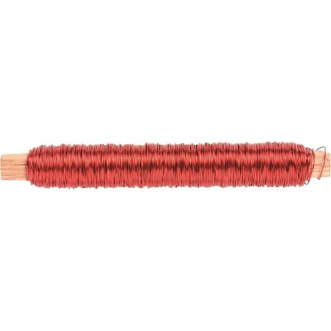 Glorex Wickeldraht rot, 0,5 mm Bastelmaterial (1/2)