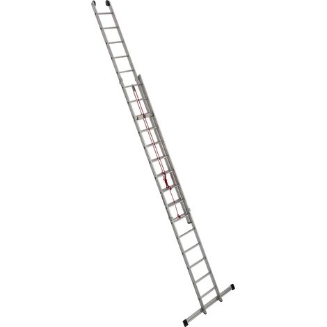 Euroline Premium 312 Seilzugleiter 2x15 Sprossen (1/3)
