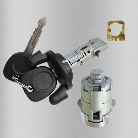 Suitable for Cadillac and Chevrolet long plastic ignition lock cylinders, car door lock cylinders, 2 keys, auto parts (1/4)