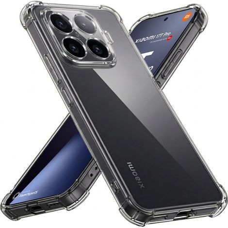 Étui pour Xiaomi 17T Pro, résistant aux chutes, transparent (1/4)