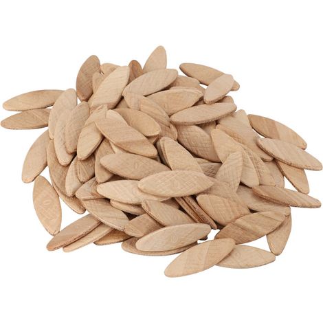 100 pièces biscuits bois No.0 assortis pour machine à tenon rainure (1/5)