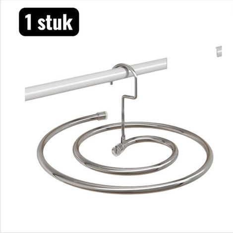 pièce - Étendoir - Étendoir en spirale pour couettes et draps - Étendoir extérieur rotatif à grande capacité - Système de suspension de balcon peu encombrant - Argent (1/5)