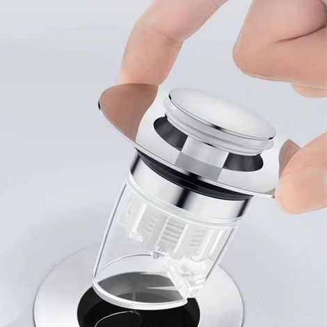 Butoir d'évier de Rechange pour Salle de Bain et Cuisine, résistant aux Insectes, aux odeurs et à la Corrosion, Trous de vidange 32-42mm (1/3)