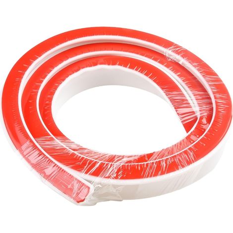 Barre étanche douche silicone 5 cm 200 cm blanc, receveur, anti - fuite, baignoire, salle de bain (1/5)