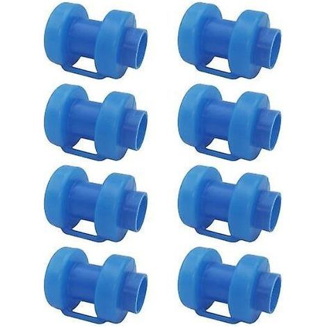 lot De 8 Trampoline Embout De Poteau Pour Les Piquets De Filet Du Trampoline 25 Mm, Particulirement Robustes, Rsistants Aux Intempries Embouts, F (1/5)