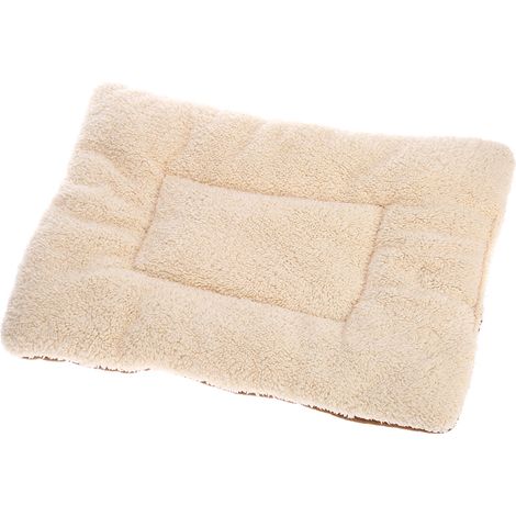 Materassino morbido e lavabile per cuccioli di cane o gatto, reversibile, in pile, ideale per cucce e box per animali domestici. (1/5)