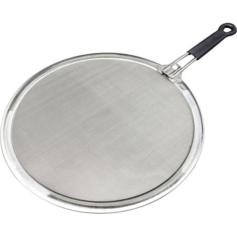 Pare-éclaboussures avec poignée pliable Ø 29 cm en acier inoxydable (1/5)