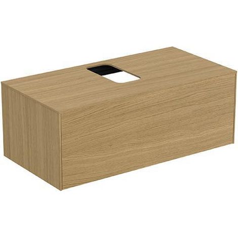 IS WT-Platte Conca ohne Ausschnitt 1002x505mm Eiche hell