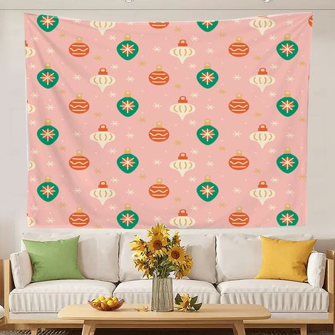 Tapisserie décorative amusante motif couverture de plage, idéale comme rideau de séparation ou rideau de porte pour salon. 200x150cm (1/5)