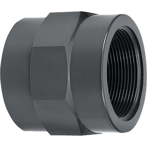Manicotto adesivo in PVC-U, diametro interno 25 mm, 36 mm, PN 16 bar, per linea di irrigazione a goccia. (1/2)