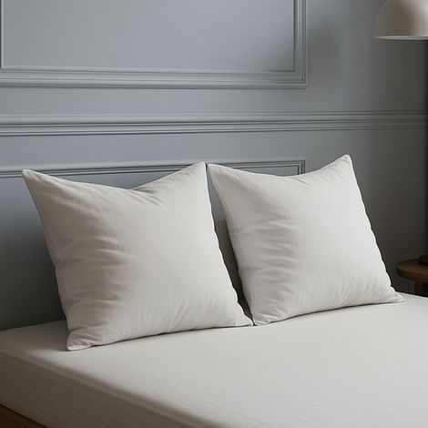 Lot de 2 oreillers grand confort 60x60 (1/3)