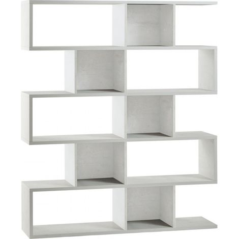 Estantería modular de 150L x 38P x h180 – Acabado blanco mate – Sarmog