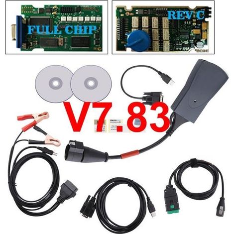 Outil de Diagnostic de Voiture Auto Scanner OBD-II V25 Code Reader pour Citroën Peugeot PROXIA/Lexia-3 V48 PP2000 V7.83 Full Chip (1/4)