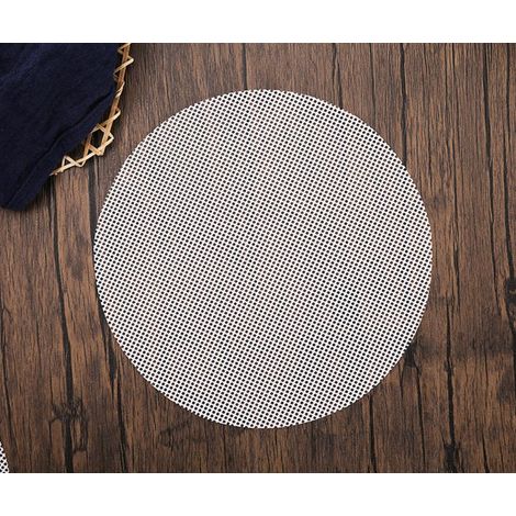 Tapis Vapeur, Tapis Vapeur Silicone Tapis, Vapeur Réutilisable Filet Antiadhésif, Tapis Rond Boulette Air Friteuse, Panier Bouillant, Cuisson, Légumes, Riz, Dessert, 5 Feuilles (1/2)