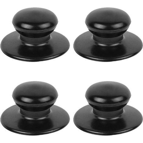 Lot de 4 boutons de couvercle de casserole, boutons de rechange universels pour couvercle de batterie de cuisine, couvercle de bouilloire en verre, couvercle de casserole en verre, poignées de maintie (1/5)