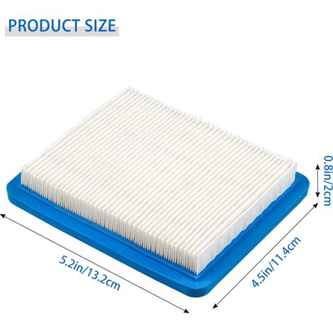 Air filter element for Briggs lawnmowers 491588, 399959, and 491588S. (1/4)