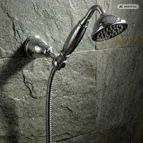 PaulGurkes Handbrausen Set Serie GAIA Retro Chrom Brause mit Halterung (1/5)