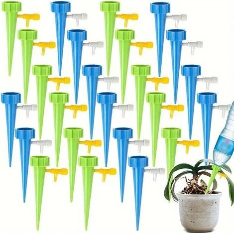 KLVGTIFS PU – 40-teiliges automatisches Tropfbewässerungsset mit einstellbarem Ventil, perfekt für Topfpflanzen (1/5)