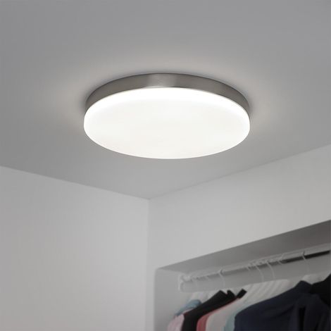 Deckenleuchte Slim Pro silber - Lichtfarbe: Neutralweiß 4000K - Ausführung: 16W Ø320 mm (1/5)