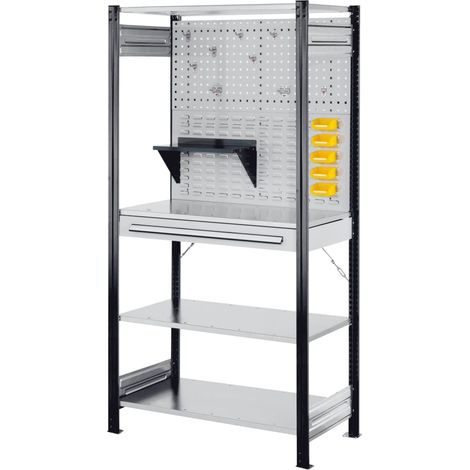 Kappes ®RasterPlan Steckregale 2000x1000x500mm Modell 5 anthrazitgrau