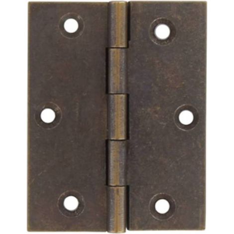 24 x CERNIERA FRESATA PIANA OTTONE BRONZ 70X55 MM